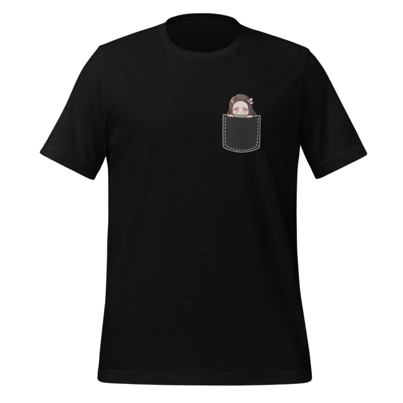 Nezuko T-Shirt für Anime Fans Chibi-Design mit hochwertigem Baumwollstoff