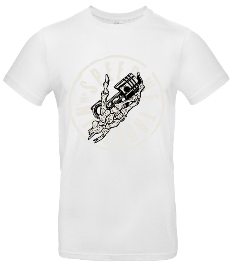 In Speed We Trust T-Shirt Racing Spruch für Auto- und Tuning-Fans Ideal für Liebhaber schneller Autos – Bild 2