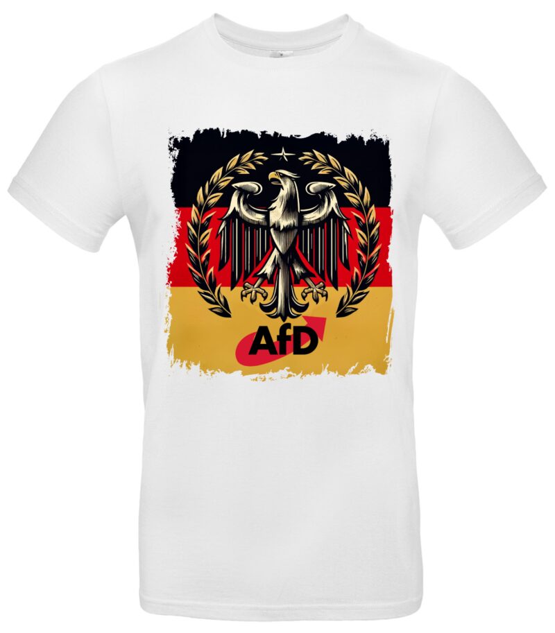 AFD T-Shirt mit Bundesadler Deutschland Fan-Shirt für Politik-Interessierte – Bild 2