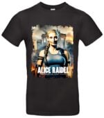 Alice Weidel T-Shirt Deutschlands letzte Hoffnung Lara Croft Kanzlerin Design
