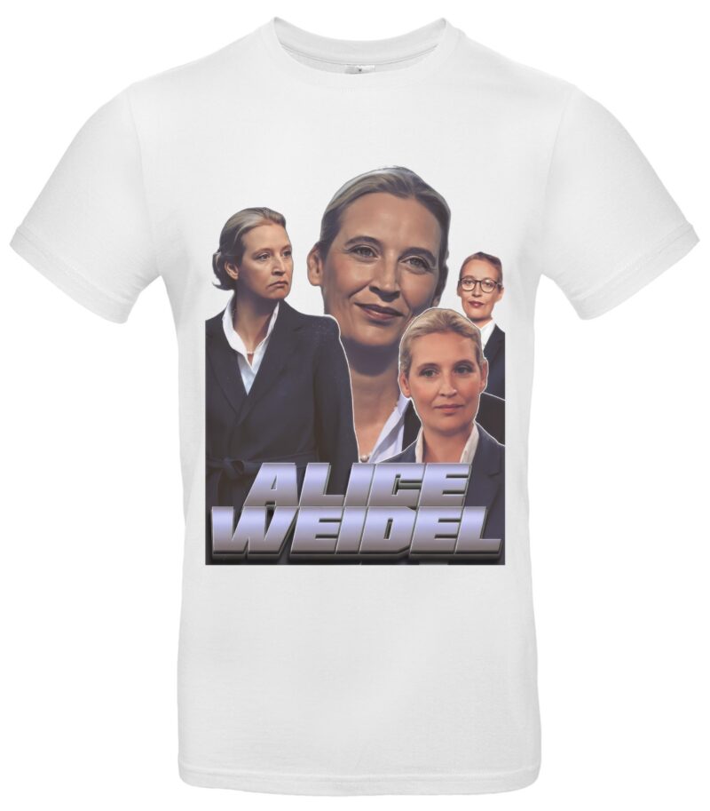 Alice Weidel T-Shirt Hochwertiges Shirt mit ausdrucksstarkem Design Langlebige Baumwolle – Bild 2