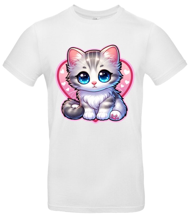 Süßes Katzen T-Shirt für Tierliebhaber Perfekt für Katzenbesitzer und Fans – Bild 2