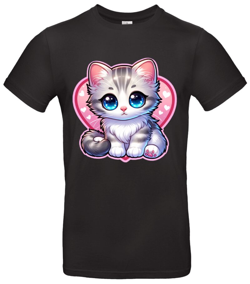 Süßes Katzen T-Shirt für Tierliebhaber Perfekt für Katzenbesitzer und Fans