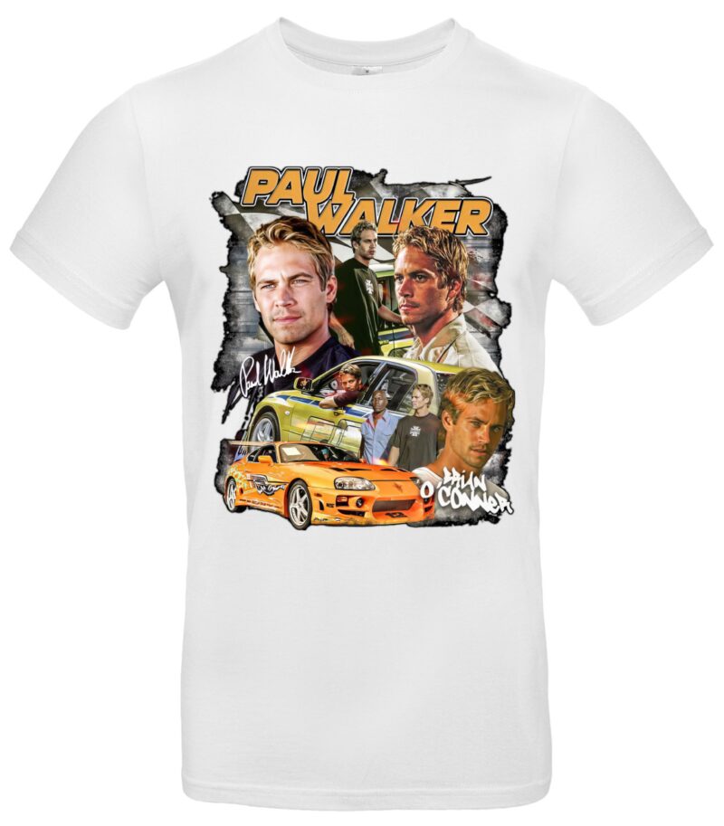 Paul Walker T-Shirt Hommage an eine Legende - RIP Brian O'Conner Motiv – Bild 2