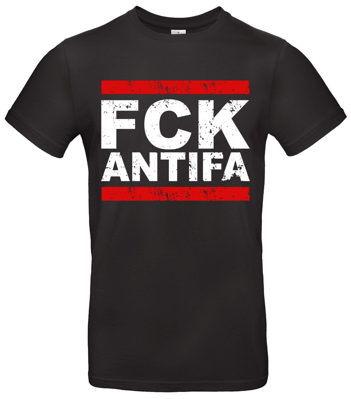 Home 3 FCK Antifa Statement T-Shirt Herren Provokantes Design Meinungsfreiheit zeigen Ideal für Demonstrationen & Alltag Hochwertiger Druck, bequemer Schnitt