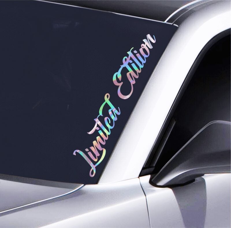 Limited Edition Auto Aufkleber 55 x 10,5 cm Selbstklebend & Wetterfest Tuning Sticker für Auto, Motorrad, Fenster Sportlicher Look für echte Individualisten – Bild 2