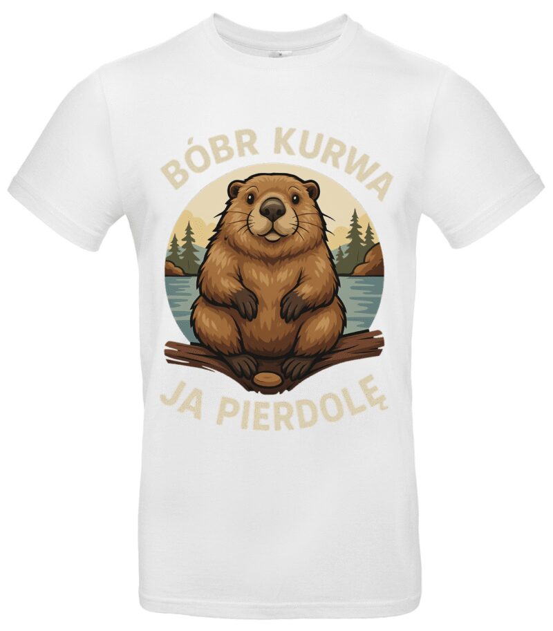 Bóbr Kurwa Ja Pierdole T-Shirt Lustiger polnischer Spruch Kultiges Geschenk Männer & Frauen Statement Mode – Bild 2
