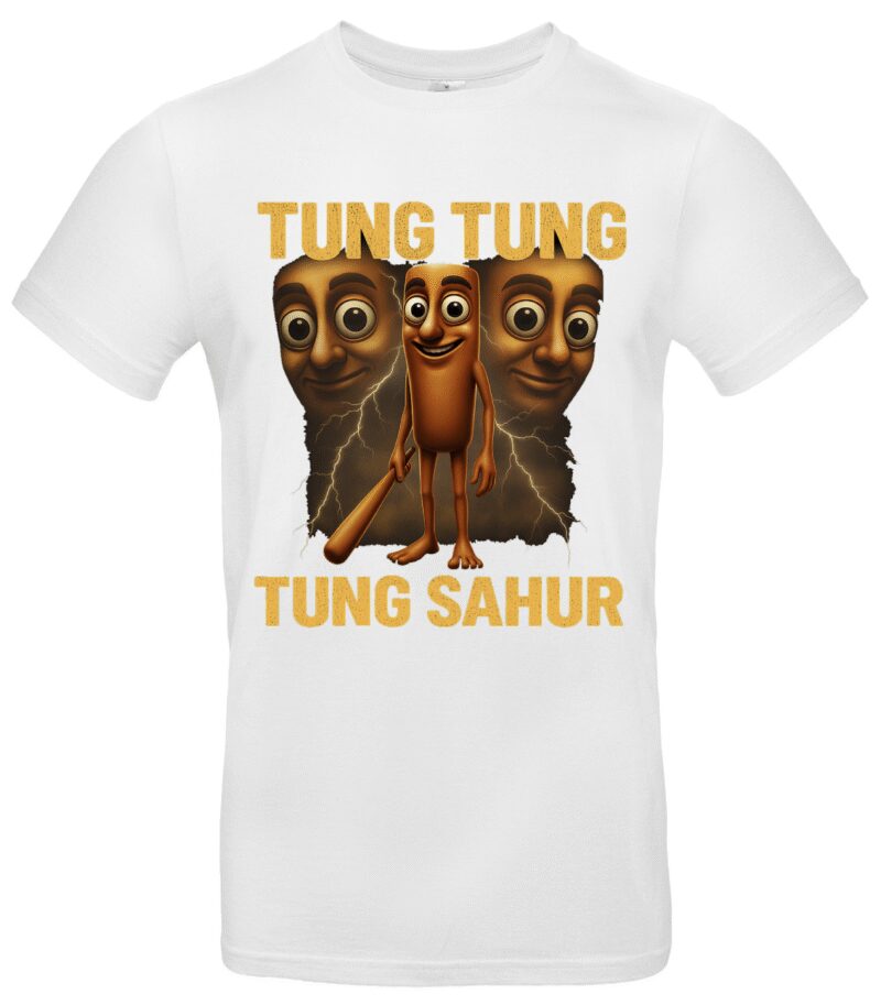 Tung Tung Sahur T-Shirt Viral TikTok Meme Lustiges Ramadan Design Bequemes Shirt für Sahur Fans Limited Edition Sahurwear – Bild 2