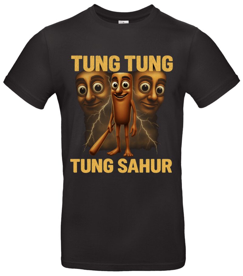 Tung Tung Sahur T-Shirt Viral TikTok Meme Lustiges Ramadan Design Bequemes Shirt für Sahur Fans Limited Edition Sahurwear