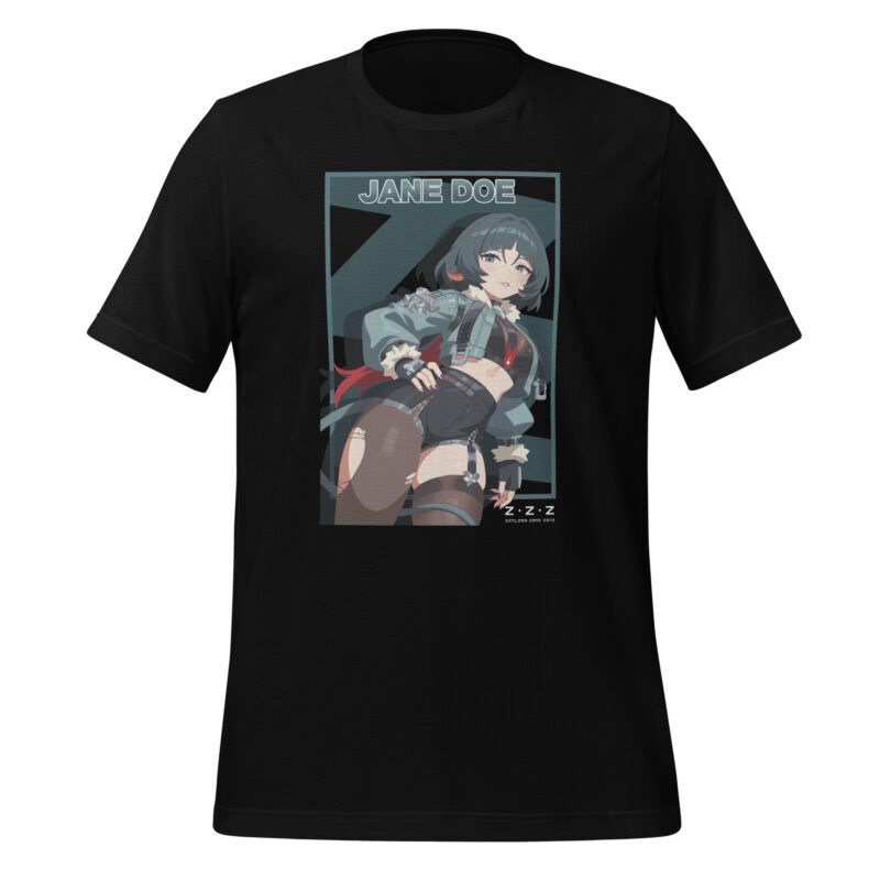 Zenless Zone Zero T-Shirt Anime & Gaming Design Hochwertiges Baumwollshirt Für Zocker & Anime Fans Exklusives Jane Doe Artwork
