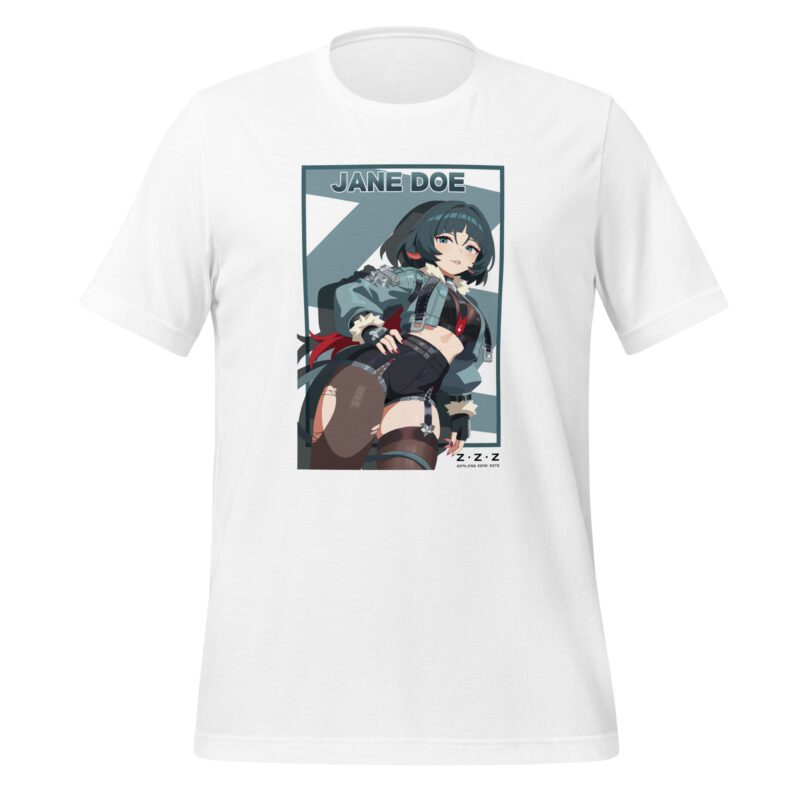 Zenless Zone Zero T-Shirt Anime & Gaming Design Hochwertiges Baumwollshirt Für Zocker & Anime Fans Exklusives Jane Doe Artwork – Bild 2
