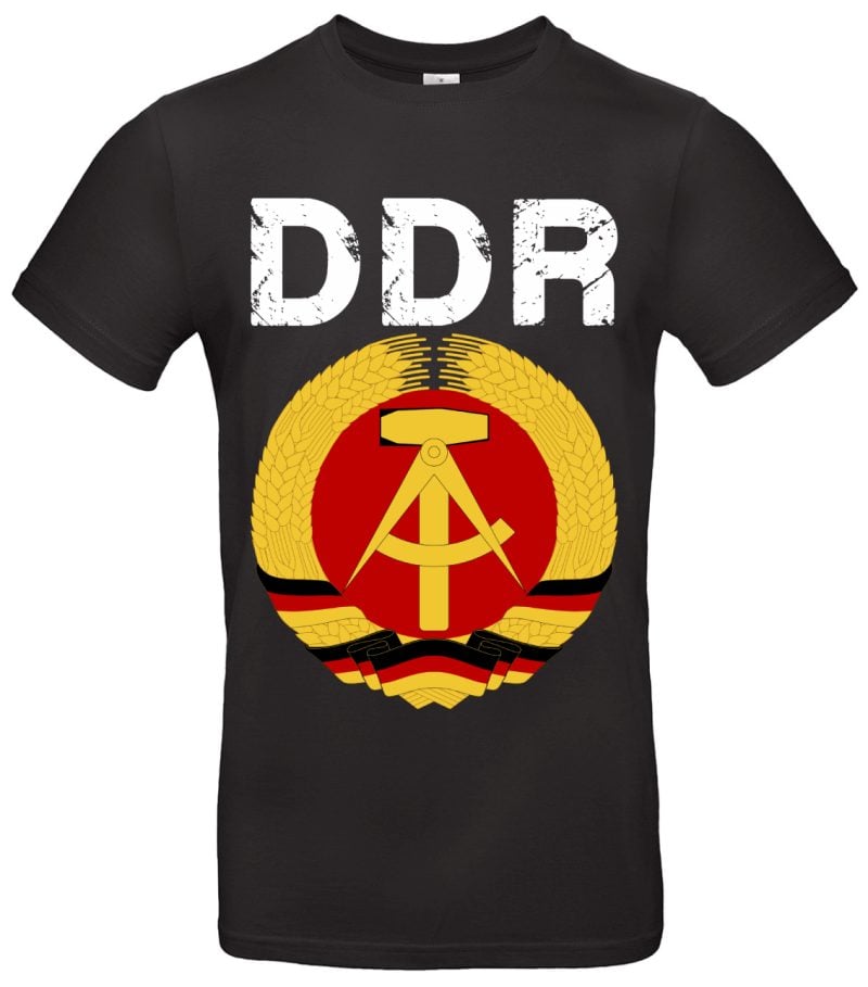 DDR Shirt Retro Design Kult Ostalgie Geschenkidee Herren Damen Unisex Vintage Look
