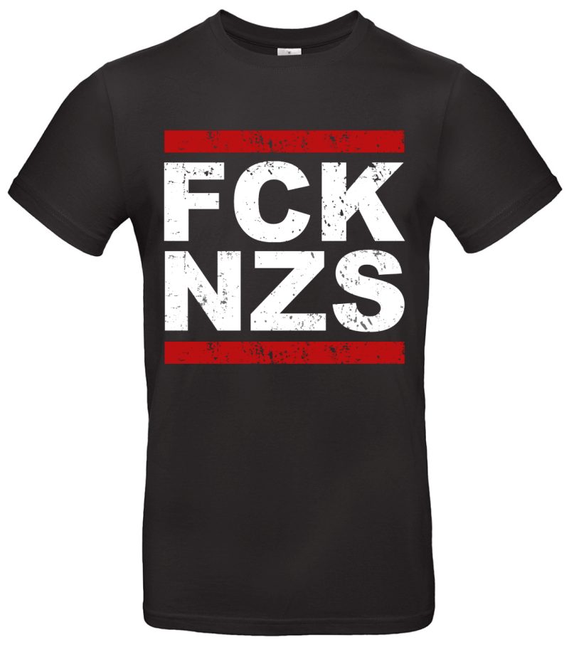 FCK NZS T-Shirt Statement Shirt für Antifaschisten Hochwertige Baumwolle Unisex Perfektes Geschenk für Aktivisten und Freiheitsliebende