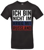 Ich bin nicht im Krieg mit Russland Shirt Frieden Statement Unisex T-Shirt Anti Krieg Mode für Friedensaktivisten Soft Cotton Geschenkidee