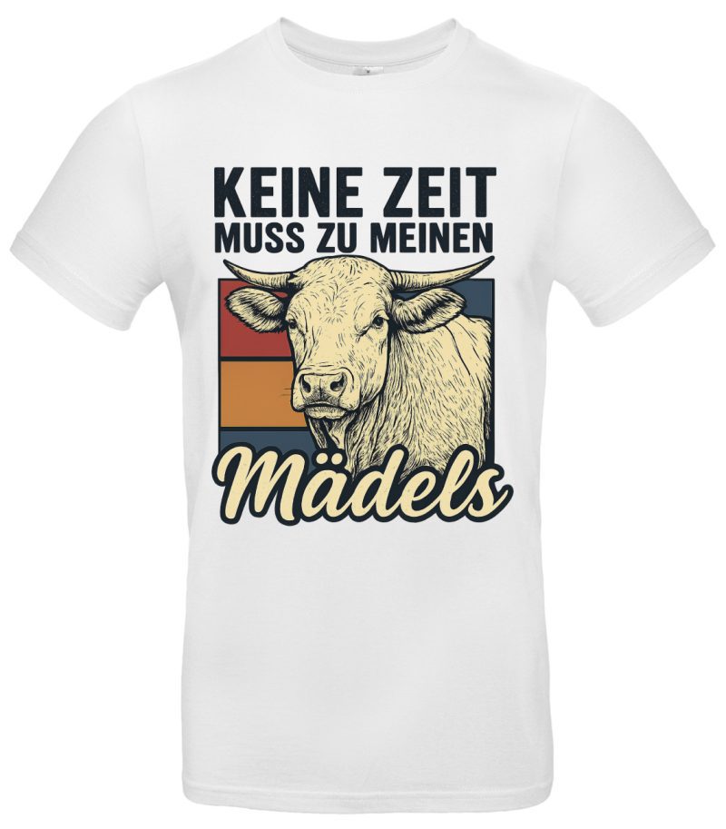 Keine Zeit muss zu meinen Mädels T Shirt Kuh Motiv lustig für Bäuerin Landwirtin Geschenkidee Bauernhof Fans