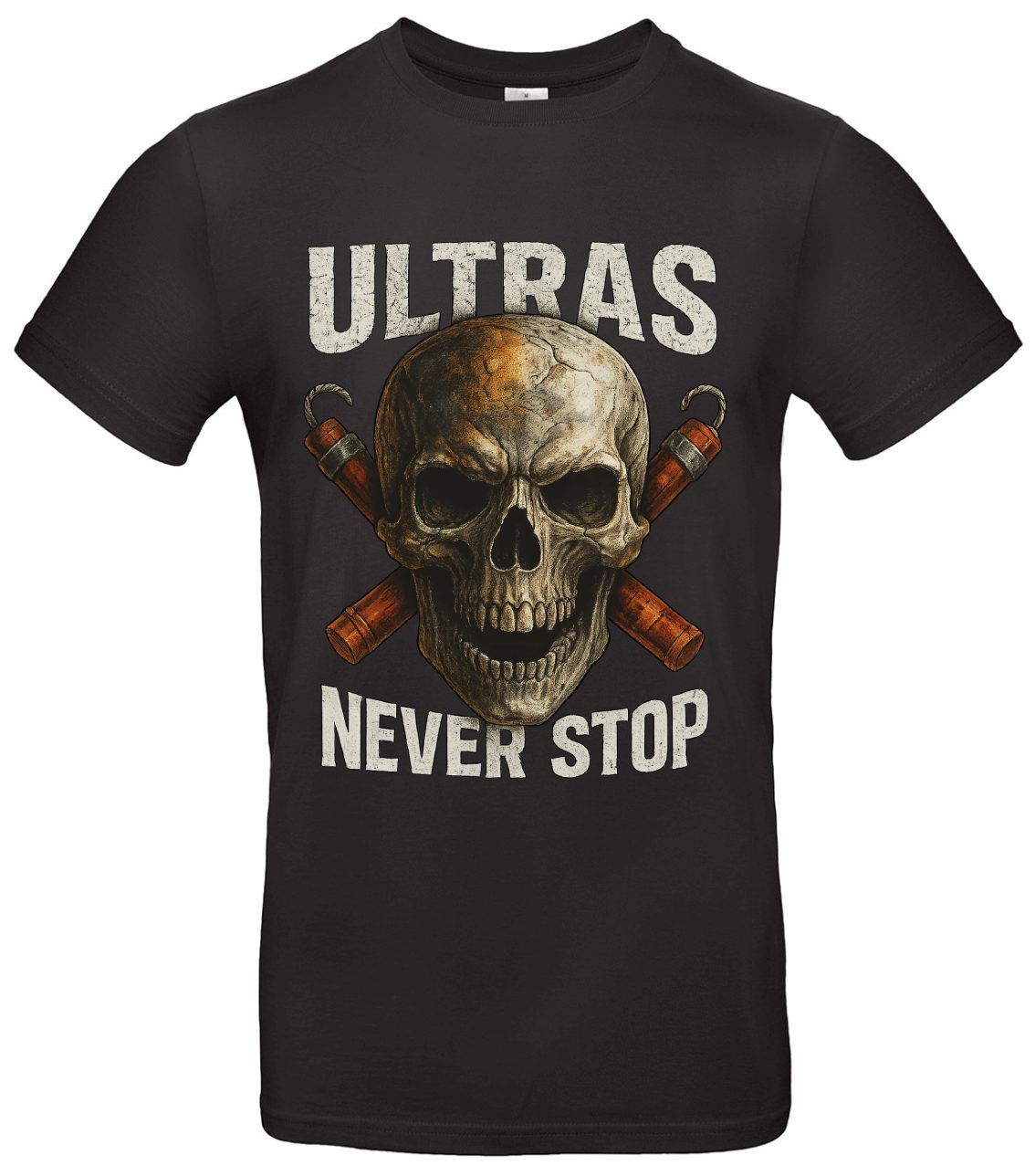 Ultras Never Stop Shirt Totenkopf Streetwear Statement 1 Ultras Never Stop Shirt Totenkopf Streetwear Statement