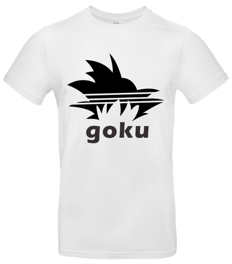 Goku T Shirt Anime Design Fitness Look Muskelshirt Manga Style für Kraftsport Fans Japan Kame Trainingsshirt – Bild 2