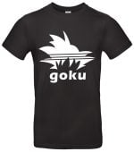 Goku T Shirt Anime Design Fitness Look Muskelshirt Manga Style für Kraftsport Fans Japan Kame Trainingsshirt