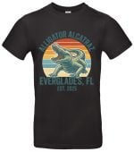 Alligator Alcatraz T-Shirt USA Florida Everglades Motiv 100 % Baumwolle Regular-Fit S–XXL Geschenk für Männer Trump Fan