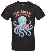 Tentakeln statt Ellenbogen T-Shirt – lustiges Oktopus Shirt gegen Ellenbogenmentalität – 100 % Baumwolle Regular Fit – Geschenk für Empathen & Introvertierte