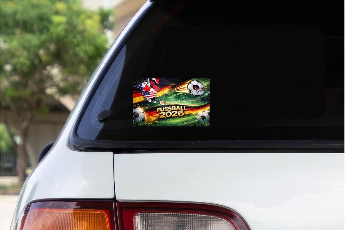 Fussball 2026 Aufkleber Set wetterfest Länder-Design 4 Fussball 2026 Aufkleber Set wetterfest Länder-Design – Bild 4