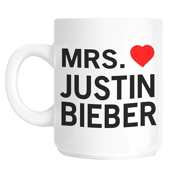 Acen Mrs. Justin Bieber Tasse Geschenkidee Fanbecher 1 Acen Mrs. Justin Bieber Tasse Geschenkidee Fanbecher