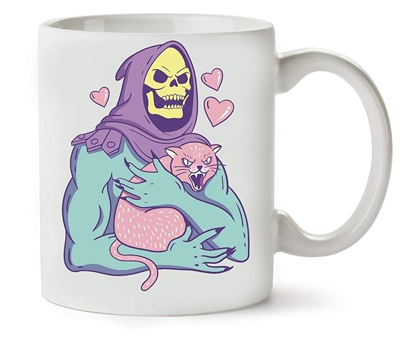 Klassische Teetasse Skeletors Cat Keramik 330ml 1 Klassische Teetasse Skeletors Cat Keramik 330ml