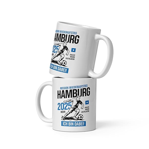 Hamburg Fußball Tasse Mission Wiederaufstieg 2025 Statement 2 Hamburg Fußball Tasse Mission Wiederaufstieg 2025 Statement – Bild 3