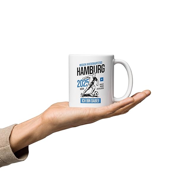Hamburg Fußball Tasse Mission Wiederaufstieg 2025 Statement 5 Hamburg Fußball Tasse Mission Wiederaufstieg 2025 Statement – Bild 6