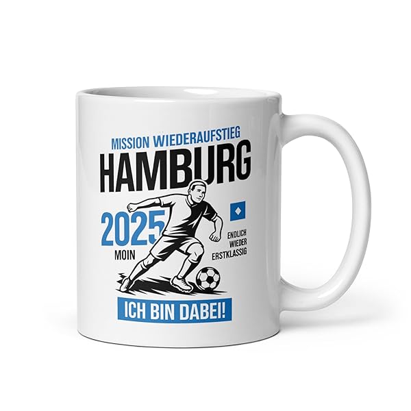 Hamburg Fußball Tasse Mission Wiederaufstieg 2025 Statement 1 Hamburg Fußball Tasse Mission Wiederaufstieg 2025 Statement
