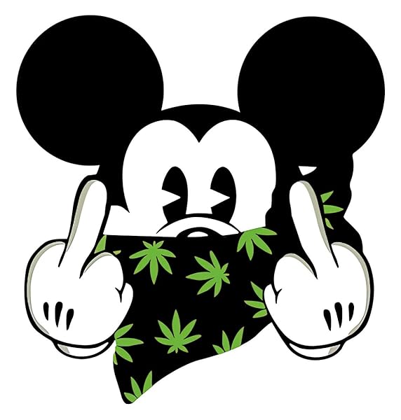 Lustiger Aufkleber Premium Bad Mickey Minni wetterfest 1 Lustiger Aufkleber Premium Bad Mickey Minni wetterfest