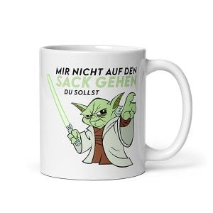 Lustige Yoda Tasse Mir-nicht-aufn-Sack Bürohumor